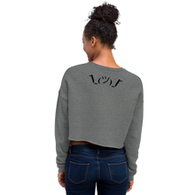 Load image into Gallery viewer, Busy Life &quot;Original Black&quot; | Women Crop Sweatshirt
