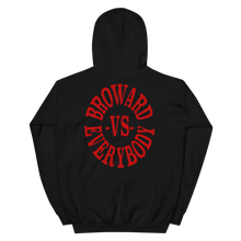 Load image into Gallery viewer, Broward -vs- Everybody | Hoodie (crimson)
