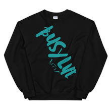 Load image into Gallery viewer, Busy Life &quot;Minty/Turquoise&quot; | BLKnWHT col. | Sweatshirt
