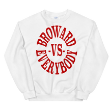 Load image into Gallery viewer, Broward -vs- Everybody | Crewneck (crimson)
