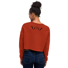 Load image into Gallery viewer, Busy Life &quot;Original Black&quot; | Women Crop Sweatshirt
