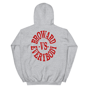 Broward -vs- Everybody | Hoodie (crimson)