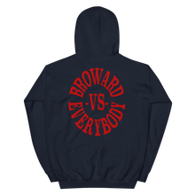 Load image into Gallery viewer, Broward -vs- Everybody | Hoodie (crimson)
