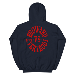 Broward -vs- Everybody | Hoodie (crimson)