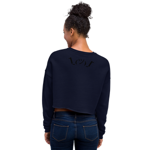 Busy Life "Original Black" | Women Crop Sweatshirt