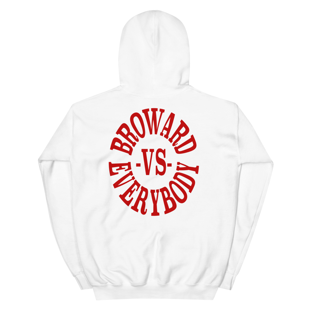 Broward -vs- Everybody | Hoodie (crimson)