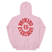 Load image into Gallery viewer, Broward -vs- Everybody | Hoodie (crimson)
