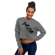 Load image into Gallery viewer, Busy Life &quot;Original Black&quot; | Women Crop Sweatshirt
