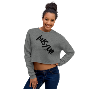 Busy Life "Original Black" | Women Crop Sweatshirt